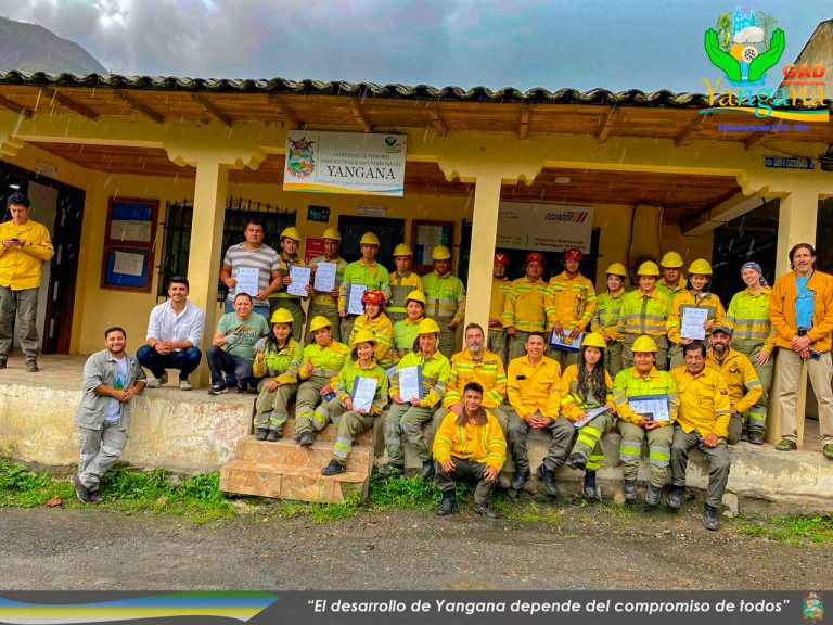 FORMACION DE BRIGADA COMUNITARIA YANGANA