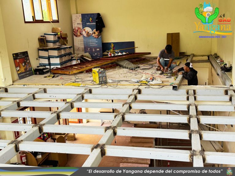 TRABAJOS DE INFRAESTRUCTURA EN EL SALON SOCIAL PARROQUIAL
